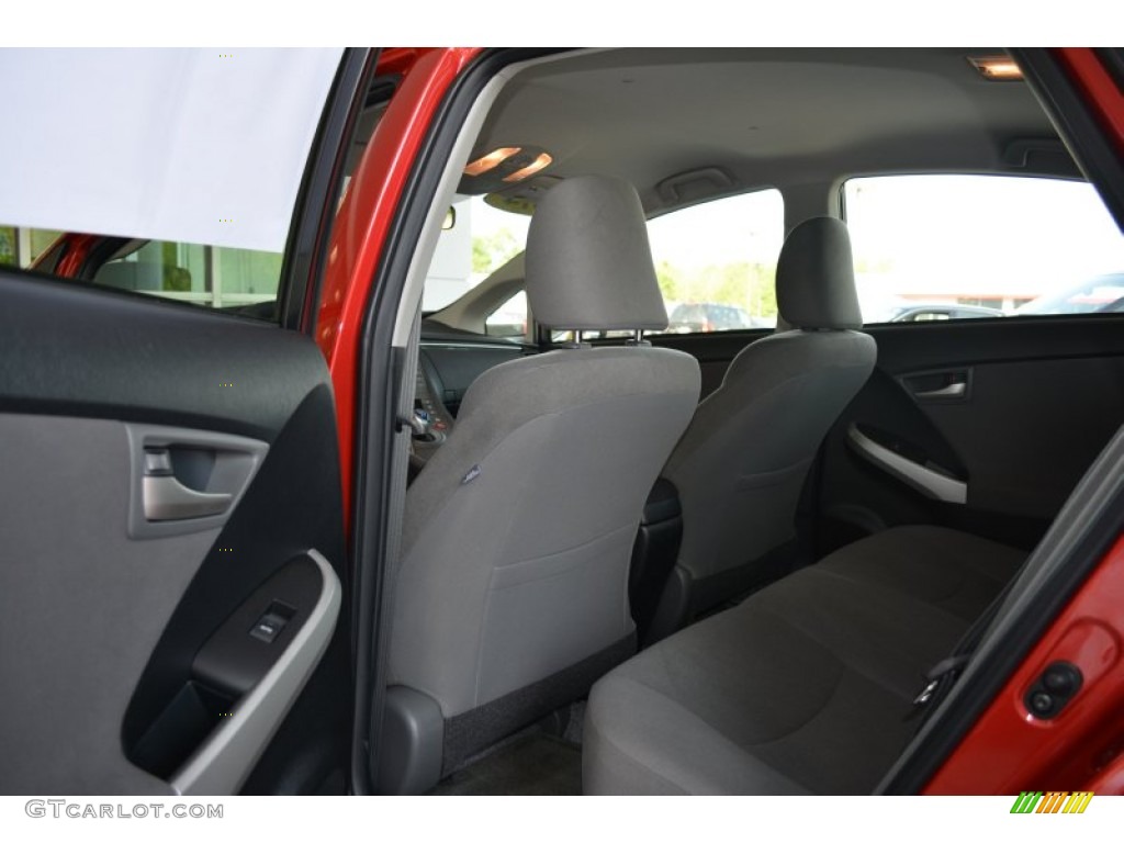 2014 Prius Three Hybrid - Barcelona Red Metallic / Misty Gray photo #11