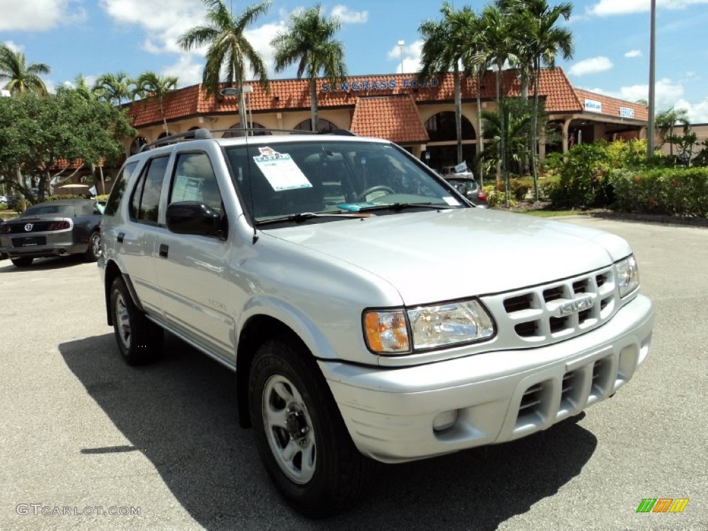 2001 Rodeo LS - Bright Silver Metallic / Gray photo #1