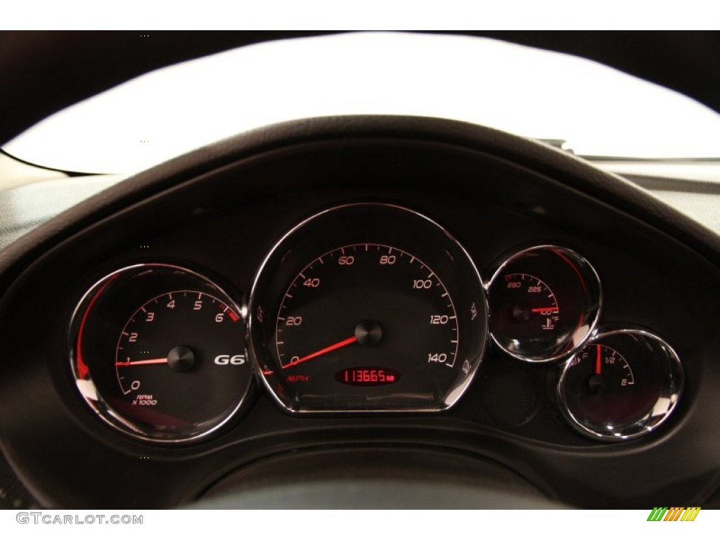 2006 G6 V6 Sedan - Stealth Gray Metallic / Ebony photo #7