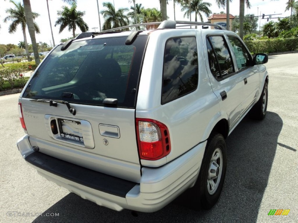 2001 Rodeo LS - Bright Silver Metallic / Gray photo #6