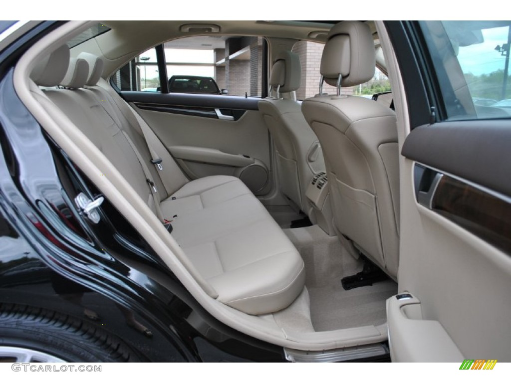 2013 Mercedes-Benz C 300 4Matic Sport Rear Seat Photo #93050740