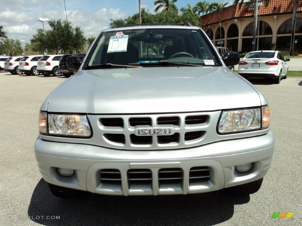 2001 Rodeo LS - Bright Silver Metallic / Gray photo #15