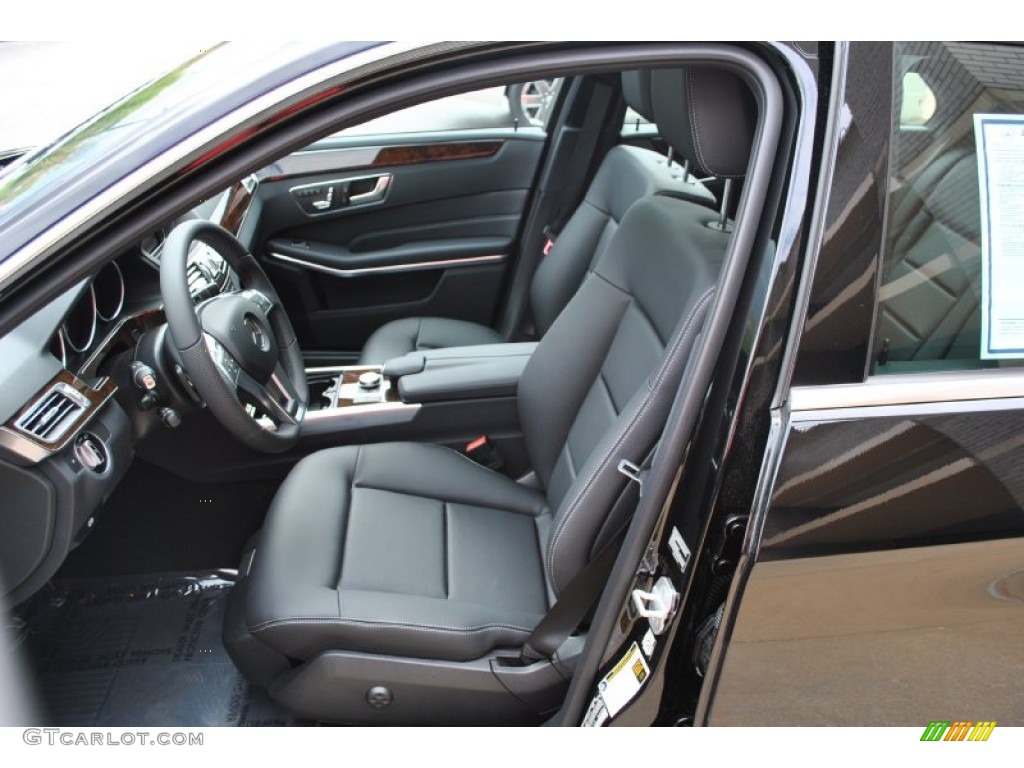 2014 E 350 4Matic Sport Sedan - Black / Black photo #5
