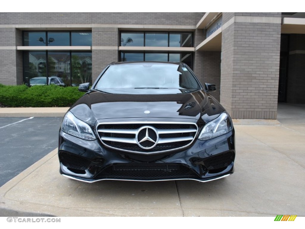 2014 E 350 4Matic Sport Sedan - Black / Black photo #6