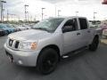 2005 Radiant Silver Nissan Titan XE Crew Cab 4x4  photo #3