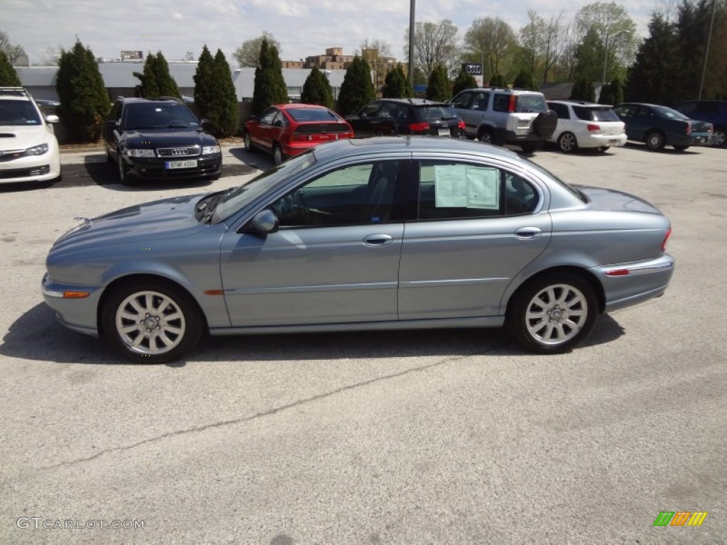 2003 X-Type 2.5 - Adriatic Blue Metallic / Ivory photo #8