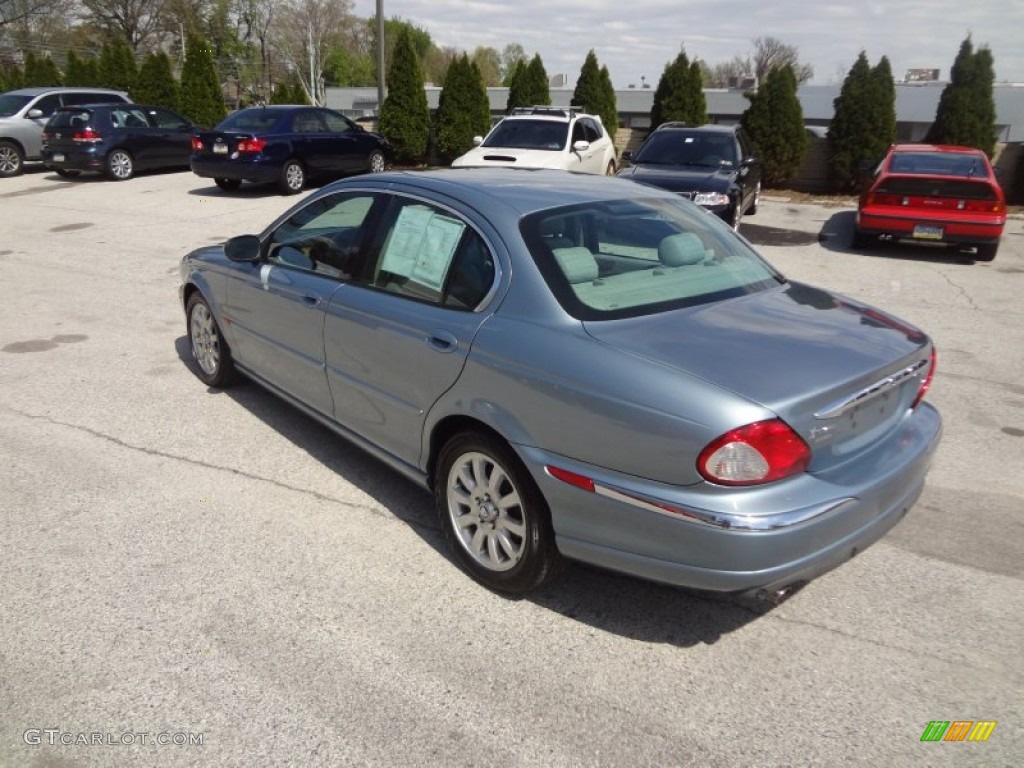 2003 X-Type 2.5 - Adriatic Blue Metallic / Ivory photo #9