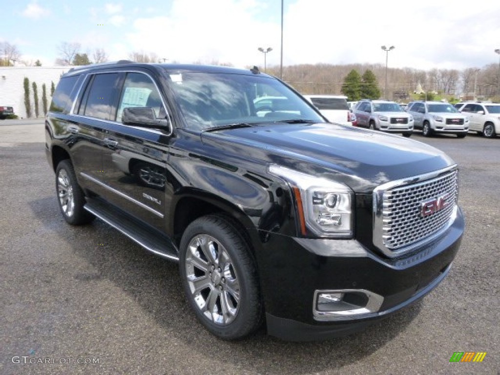 Onyx Black 2015 GMC Yukon Denali 4WD Exterior Photo #93052618