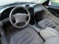 Black 1996 Ford Mustang V6 Coupe Interior Color