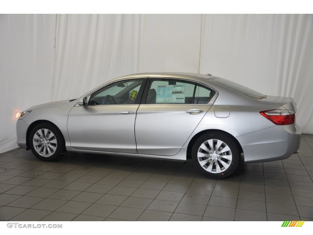 2014 Accord EX-L Sedan - Alabaster Silver Metallic / Black photo #8