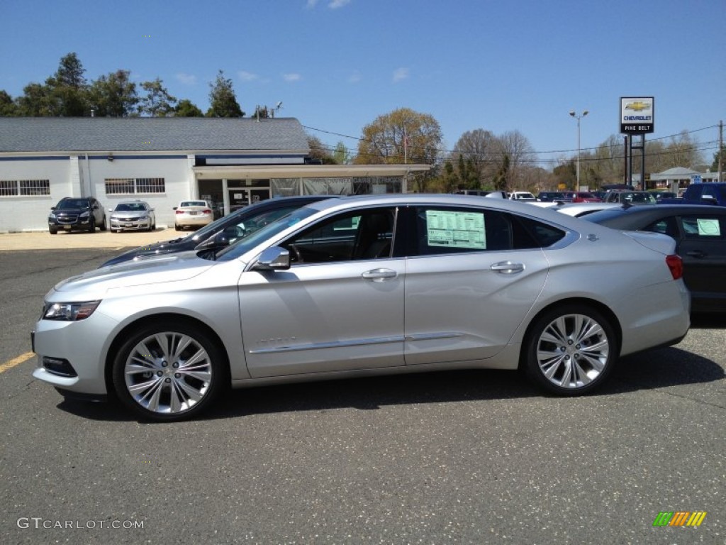 2014 Impala LTZ - Silver Ice Metallic / Jet Black/Mojave photo #3
