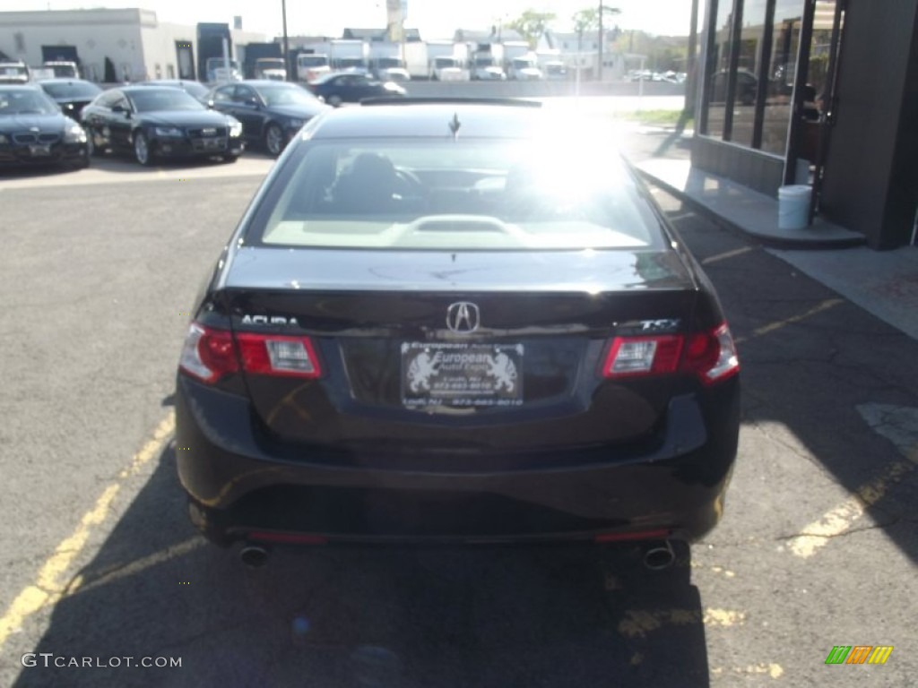 2009 TSX Sedan - Crystal Black Pearl / Ebony photo #8