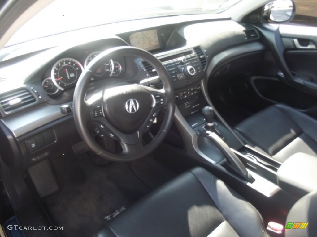 2009 TSX Sedan - Crystal Black Pearl / Ebony photo #9