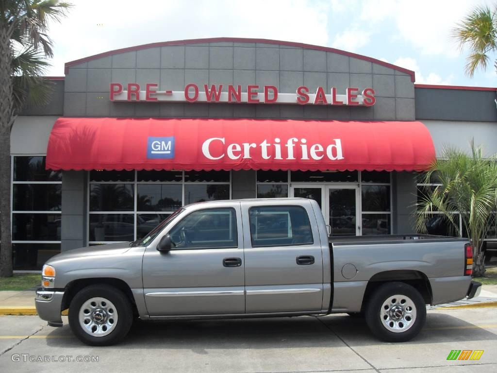 2006 Sierra 1500 SL Crew Cab - Steel Gray Metallic / Dark Pewter photo #1