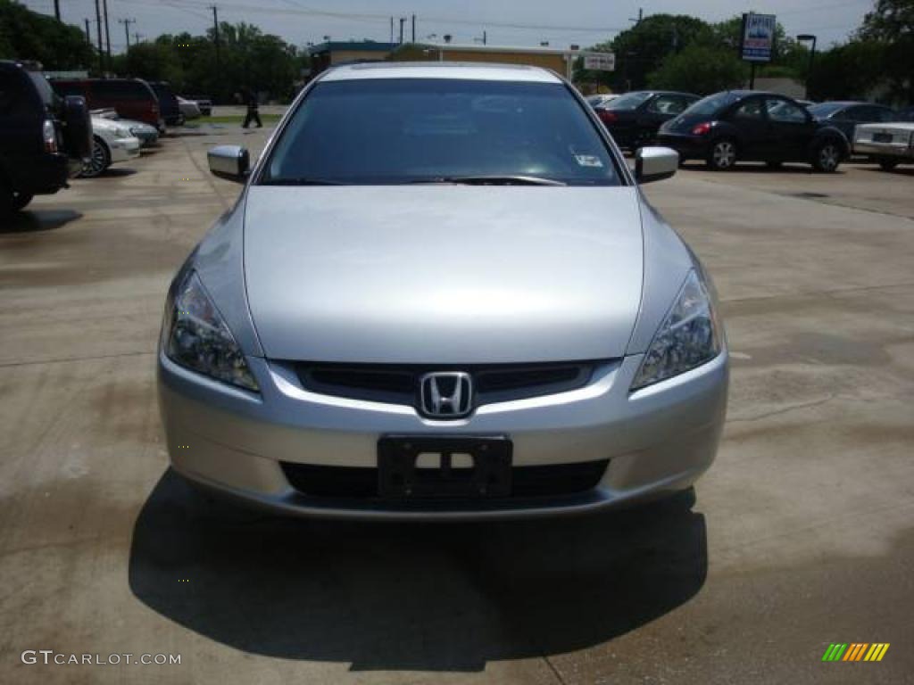 2003 Accord EX V6 Sedan - Satin Silver Metallic / Black photo #1