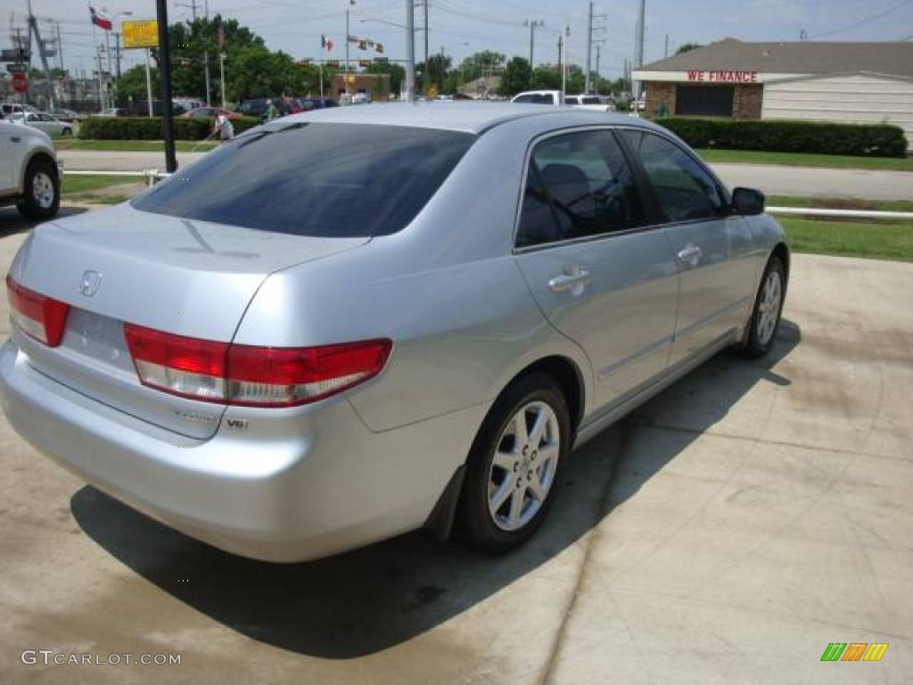 2003 Accord EX V6 Sedan - Satin Silver Metallic / Black photo #4
