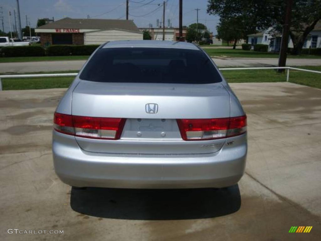 2003 Accord EX V6 Sedan - Satin Silver Metallic / Black photo #5