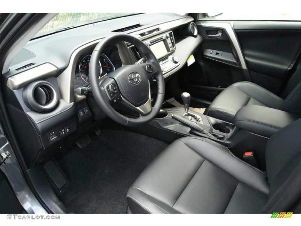 Black Interior 2014 Toyota RAV4 Limited AWD Photo #93058426