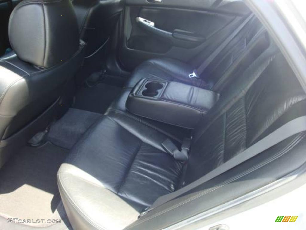 2003 Accord EX V6 Sedan - Satin Silver Metallic / Black photo #10