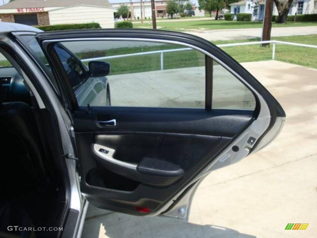 2003 Accord EX V6 Sedan - Satin Silver Metallic / Black photo #13