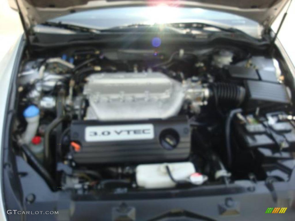 2003 Accord EX V6 Sedan - Satin Silver Metallic / Black photo #16