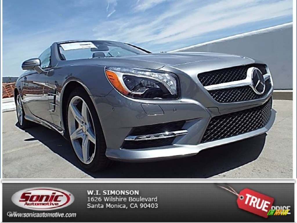 2014 SL 550 Roadster - Paladium Silver Metallic / Black photo #1