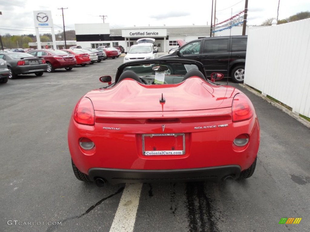 2008 Solstice GXP Roadster - Aggressive Red / Ebony photo #6