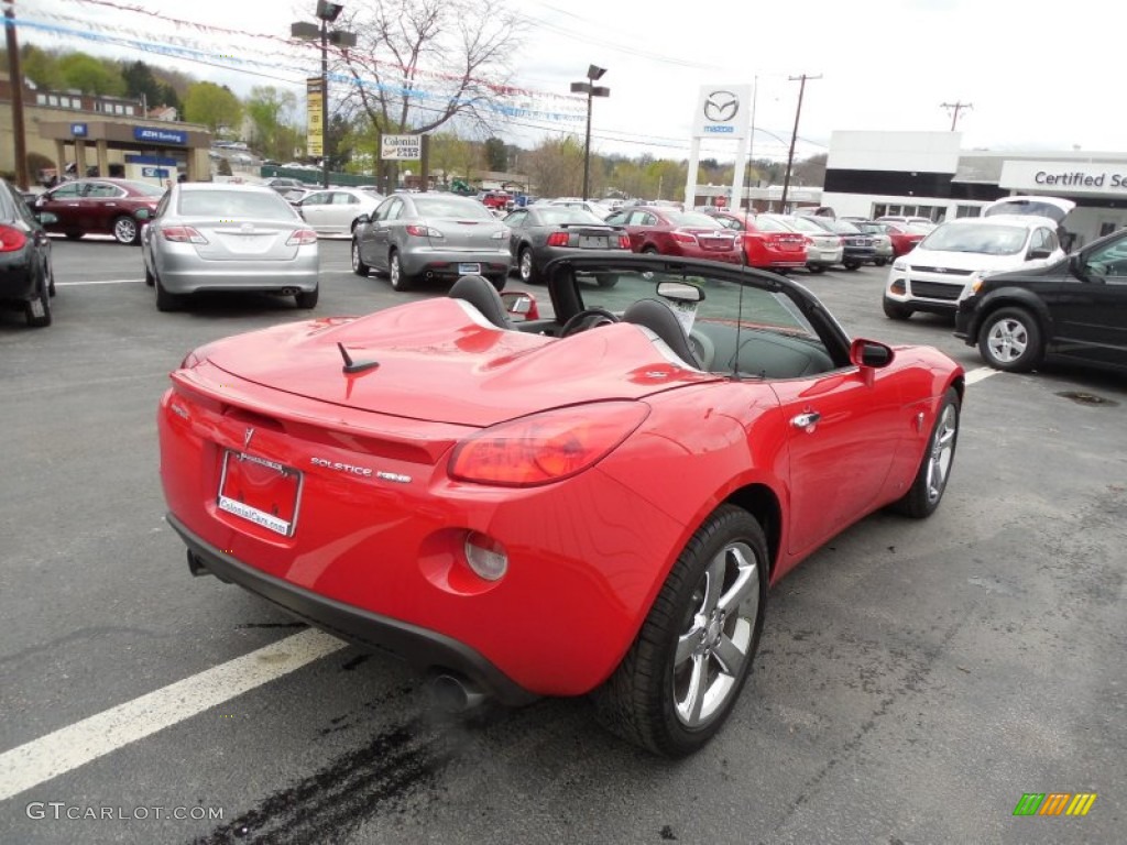 2008 Solstice GXP Roadster - Aggressive Red / Ebony photo #8