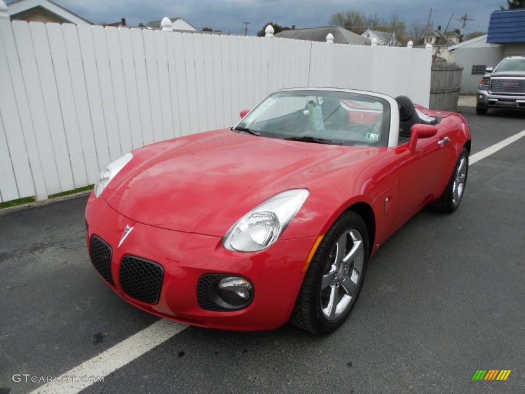 2008 Solstice GXP Roadster - Aggressive Red / Ebony photo #11
