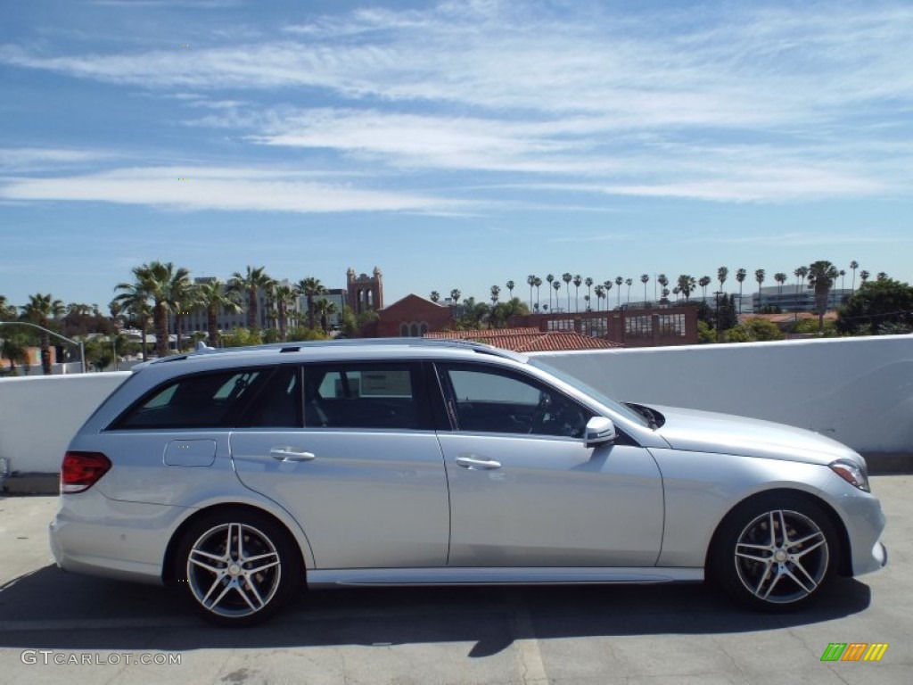 2014 E 350 4Matic Sport Wagon - Iridium Silver Metallic / Black photo #3