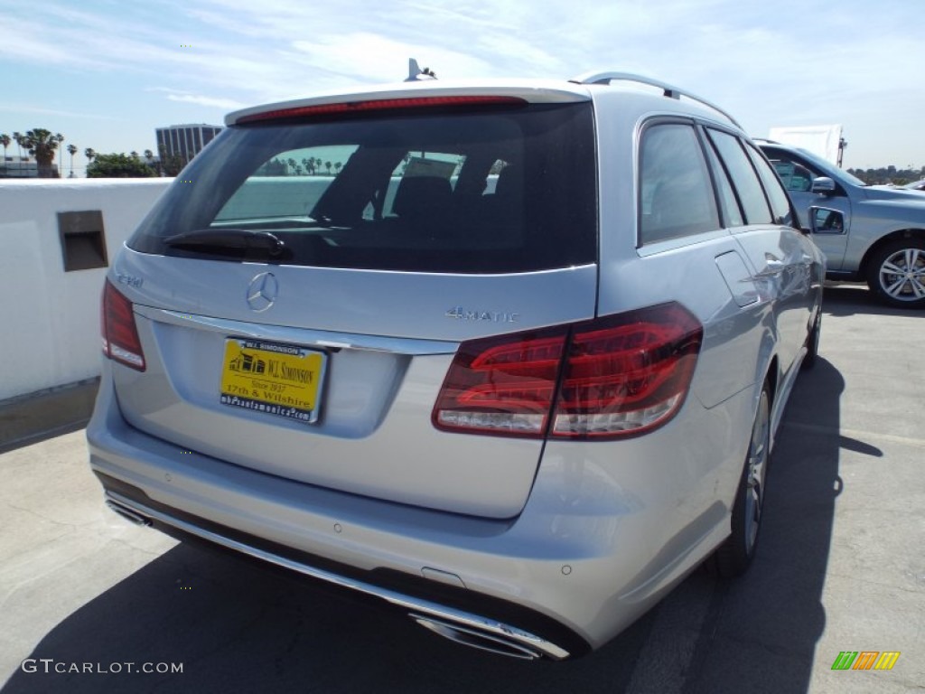 2014 E 350 4Matic Sport Wagon - Iridium Silver Metallic / Black photo #4