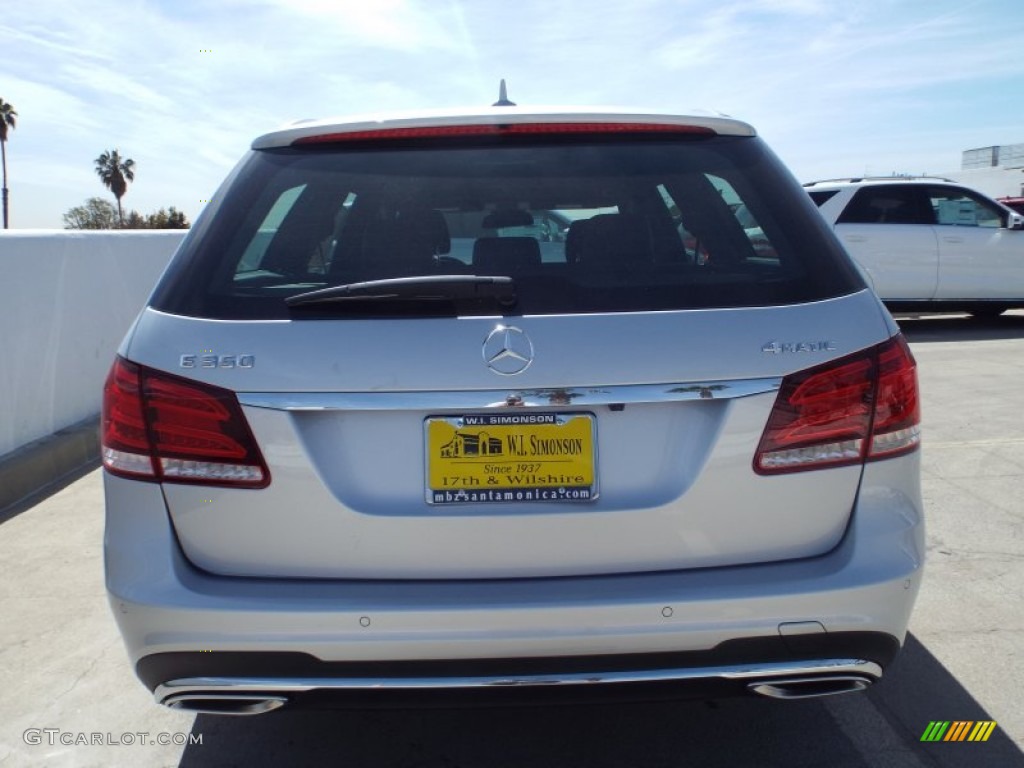 2014 E 350 4Matic Sport Wagon - Iridium Silver Metallic / Black photo #5