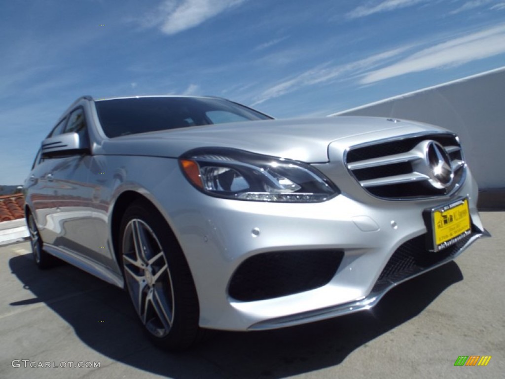 2014 E 350 4Matic Sport Wagon - Iridium Silver Metallic / Black photo #11