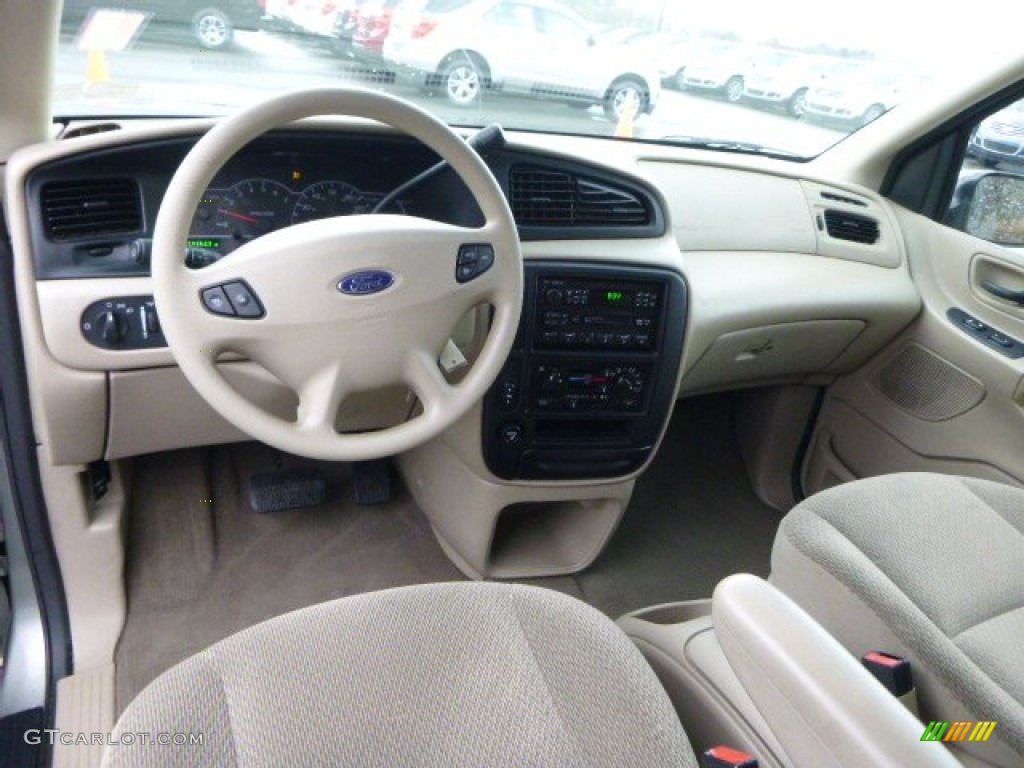 2002 Windstar LX - Spruce Green Metallic / Medium Parchment Beige photo #11