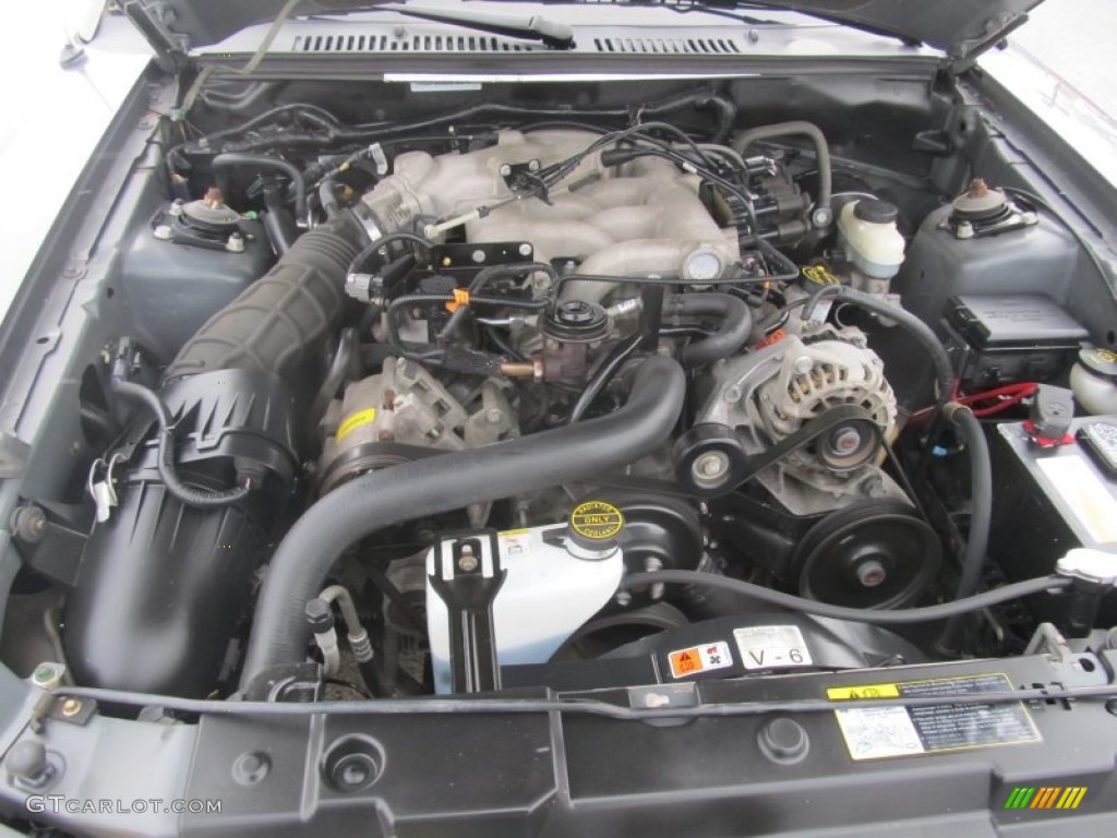 2004 Mustang V6 Coupe - Dark Shadow Grey Metallic / Medium Graphite photo #11