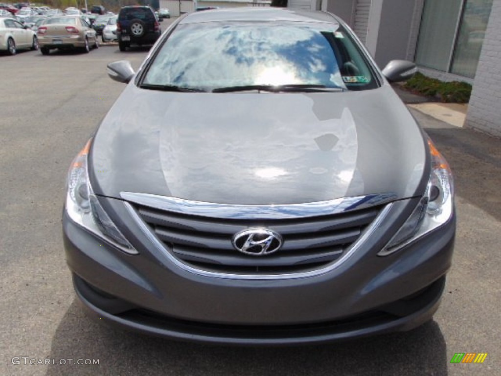 2014 Sonata GLS - Harbor Gray Metallic / Gray photo #4