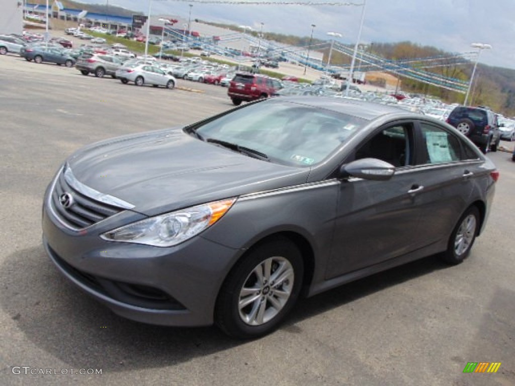 2014 Sonata GLS - Harbor Gray Metallic / Gray photo #5