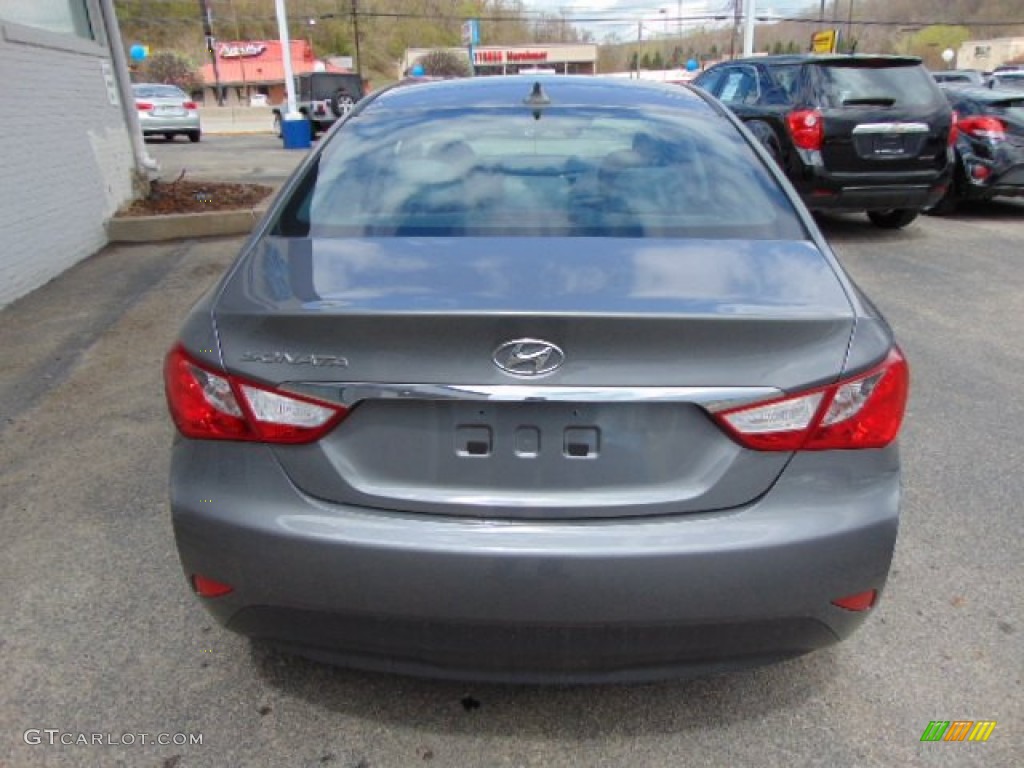 2014 Sonata GLS - Harbor Gray Metallic / Gray photo #6