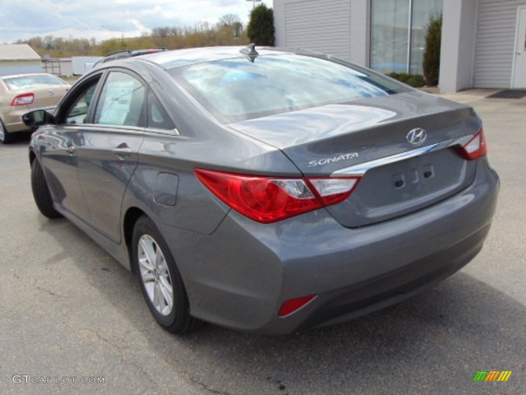 2014 Sonata GLS - Harbor Gray Metallic / Gray photo #7