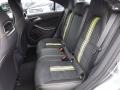 2014 Mercedes-Benz CLA Neon Art Black/DINAMICA w/Yellow Stitching Interior Rear Seat Photo