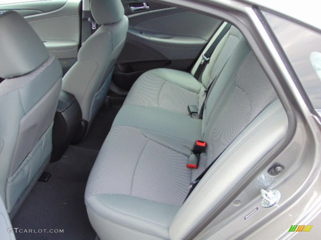 2014 Sonata GLS - Harbor Gray Metallic / Gray photo #18