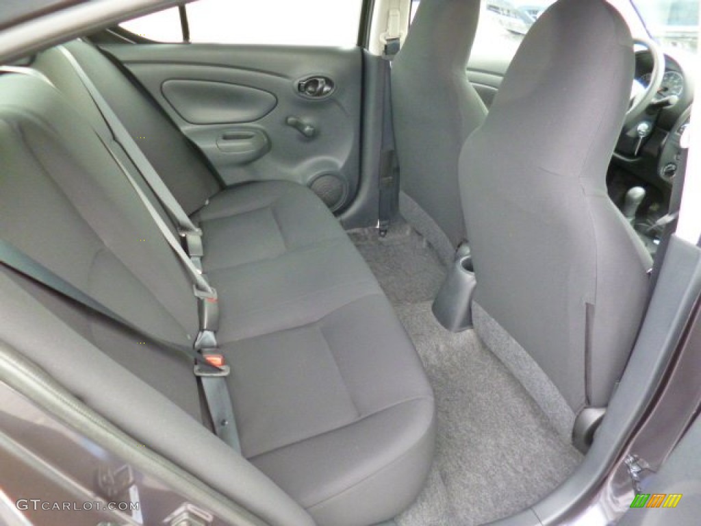 2015 Nissan Versa 1.6 S Sedan Rear Seat Photo #93063982