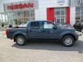 2014 Graphite Blue Nissan Frontier SV Crew Cab 4x4  photo #8