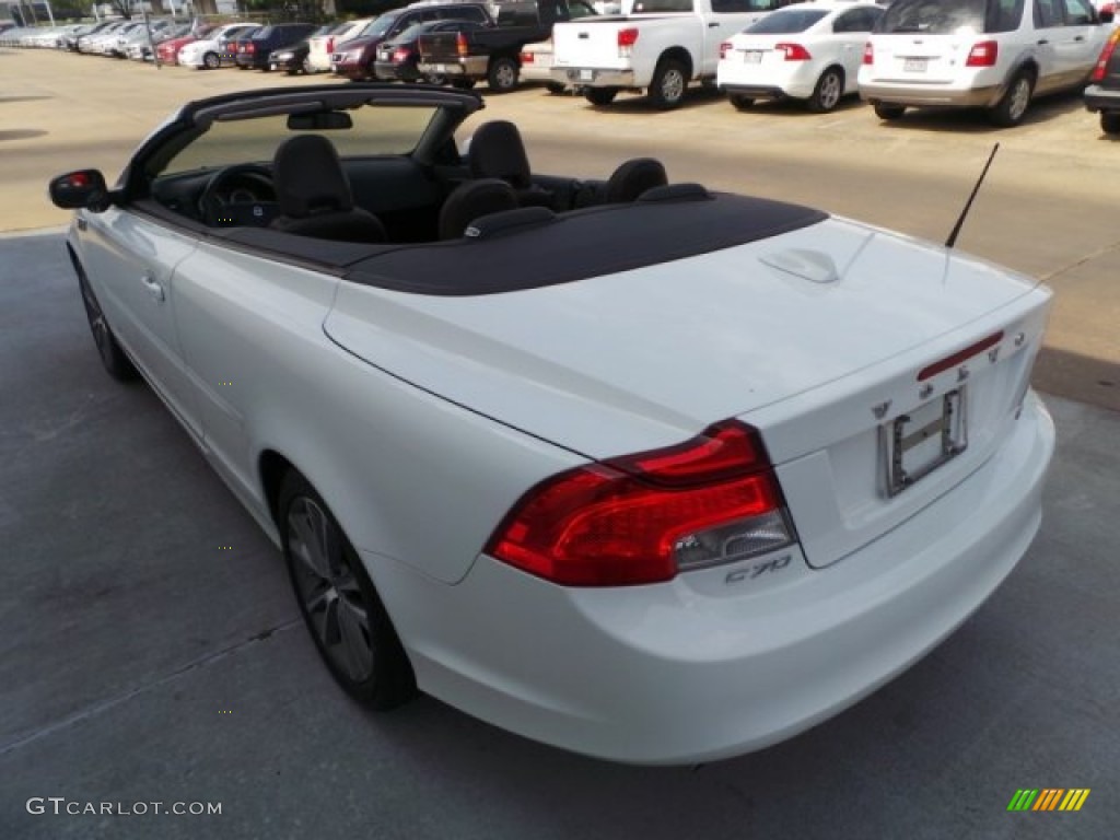 2013 C70 T5 - Ice White / Cacao/Off Black photo #3