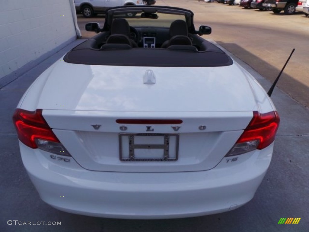 2013 C70 T5 - Ice White / Cacao/Off Black photo #4