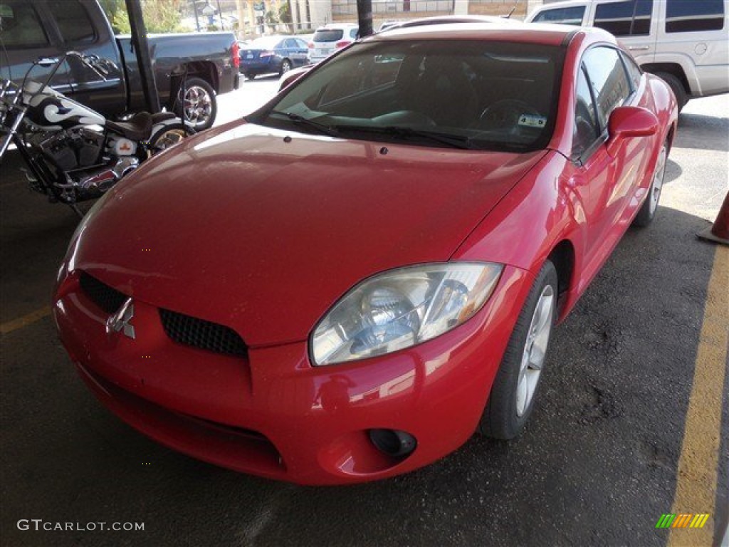 2006 Eclipse GS Coupe - Pure Red / Dark Charcoal photo #1
