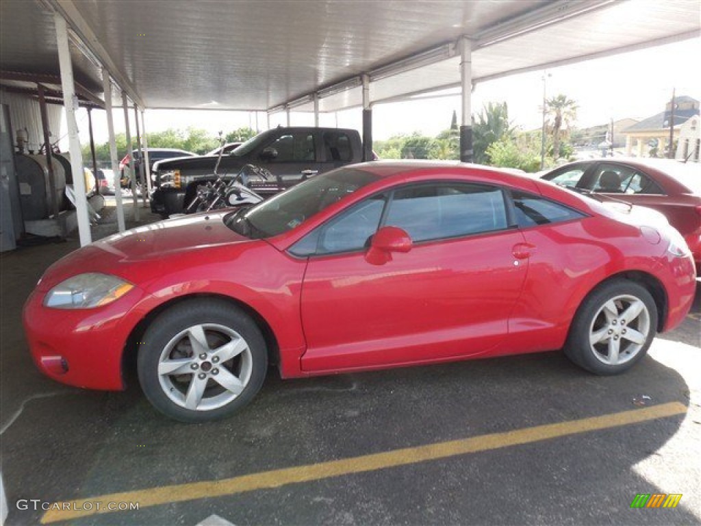 2006 Eclipse GS Coupe - Pure Red / Dark Charcoal photo #5