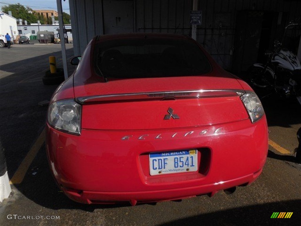 2006 Eclipse GS Coupe - Pure Red / Dark Charcoal photo #7