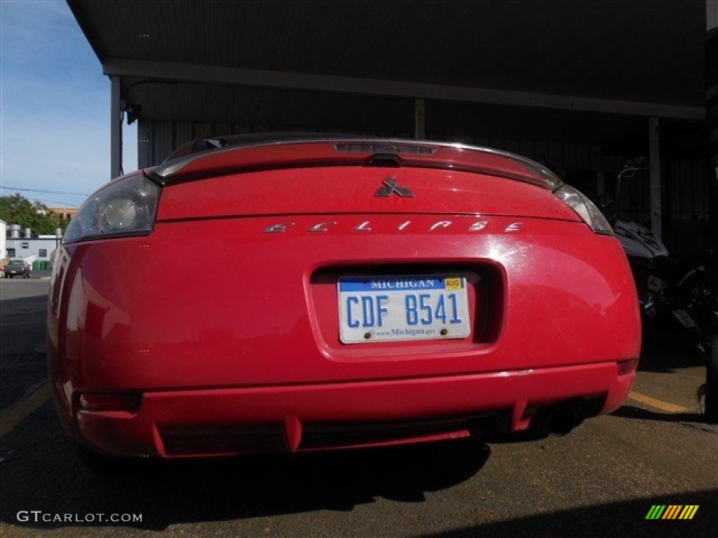 2006 Eclipse GS Coupe - Pure Red / Dark Charcoal photo #8