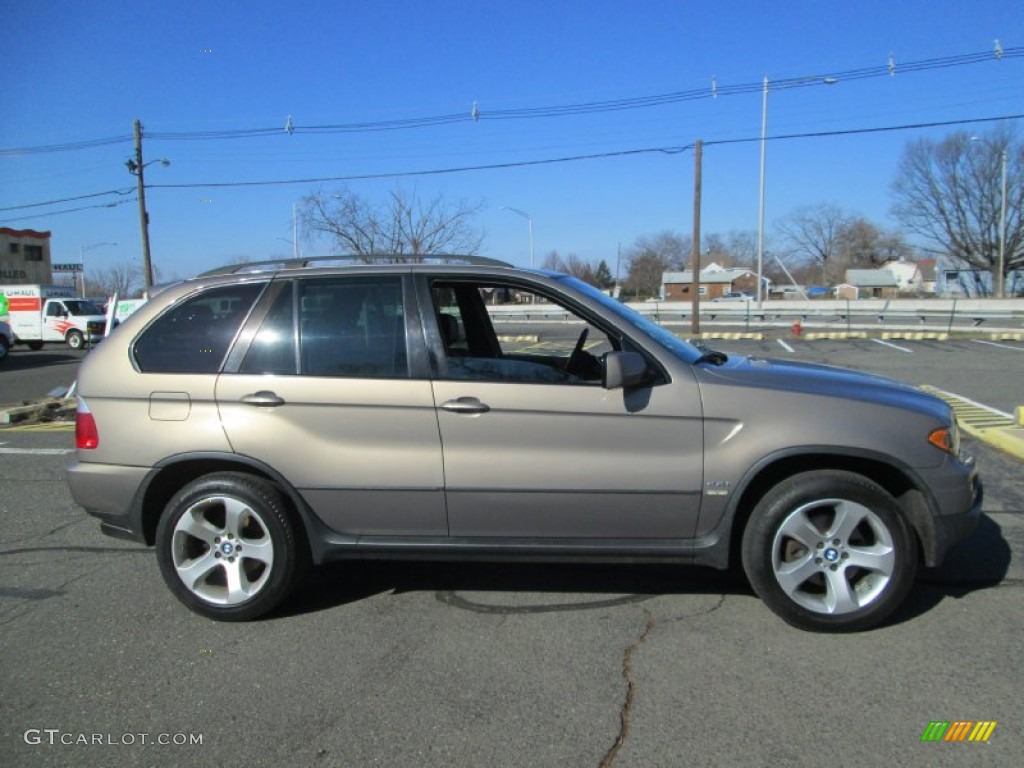 2004 X5 4.4i - Kalahari Beige Metallic / Black photo #9